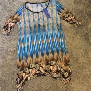 Gorgeous plus size blouse. New with tags